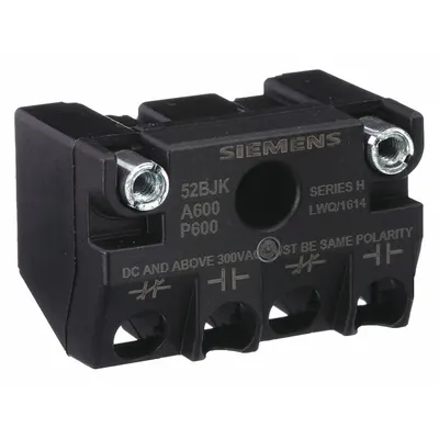 Siemens Contact Block: 30 mm Panel Mounting Size, 1NO/1NC - Contact Blocks