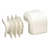 PANDUIT Outside Corner: T-70, 4 in Wd, 1 3/4 in Ht, Plastic, Off White (MPN T70OCIW)