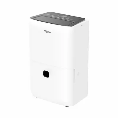 WHIRLPOOL Dehumidifier: WHAD321AW, Low Grain Refrigerant, R-32 - Office & Room Portable Dehumidifiers