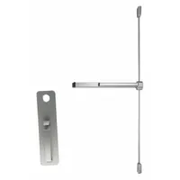 VON DUPRIN Surface Vertical Rod: 3 ft Max Door Wd, Aluminum (MPN 2227TP-3-SP28)