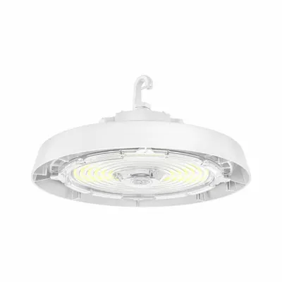ETI LED HIgh Bay: 22,500 lm, 3500K/4000K/5000K, 20 ft – 30 ft Mounting Ht - Round LED Bay Lights