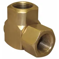 Brass swivel with 1/2 in FNPT inlet and outlet, designed for COXREELS reel series 100, 1125, 1275, C, DP, E, P, S, SG, SH, SP, and VA. Nitrile seal material. Used to connect stationary supply lines to rotating reel drums, preventing hose twisting in fluid transfer applications