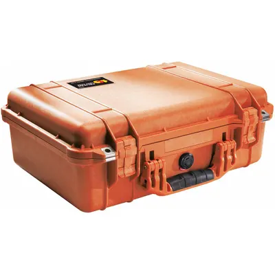 PELICAN 1500EMS Medical Hard Sided Case, Orange Polypropylene - Medical Hard Sided Cases