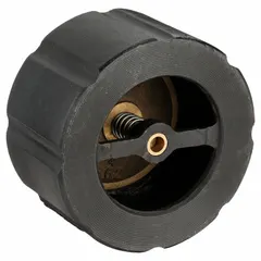 This cast iron wafer disc check valve features an inline valve body and is designed for 4-inch pipe size. The wafer-style construction allows installation between flanges for compact backflow prevention. Suitable for use in water, wastewater, and industrial process lines where a reliable, space-saving check valve is required.