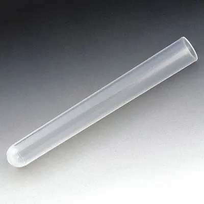GLOBE SCIENTIFIC Test Tube: Test Tube, Polypropylene, 8 mL Capacity - mL - Plastic Culture Tubes