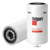 Spin-on fuel filter for diesel or gasoline fuel systems. Overall height 7 7/8 in, outside diameter 3 3/4 in. Removes contaminants to protect injectors and pumps in trucks, heavy equipment, and industrial engines