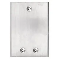 HUBBELL KILLARK Interior Panel: Back Panel Panel, 4.5 in Overall Ht, 4 in Overall Wd, Aluminum, 6074