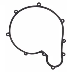 This rubber gasket is designed for use in dewatering and wastewater pumps. It provides a seal between pump components to prevent leaks and maintain pressure in fluid-handling systems. Suitable as a replacement part for compatible pump models.