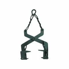 These rail lifting tongs are designed for handling beams. With a minimum jaw opening of 2 inches and a working load limit of 1,200 lb, they securely grip and lift steel beams in rail and industrial settings. Suitable for maintenance, construction, and material handling applications.