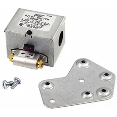 Pilot safety switch for gas-fired heating systems. Monitors pilot flame and interrupts gas supply if flame is absent. Suitable for natural and LP gas applications in furnaces, boilers, and commercial cooking equipment.