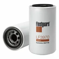 Spin-on oil filter for removing contaminants from engine oil. Features a 1 1/8"-16 UN-2B thread size and 8-inch overall height. Interchanges with Baldwin B7177. Compatible with Caterpillar vehicles