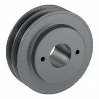 APPROVED VENDOR V-Belt Pulley: 2AK49, 2 Groove, 4.75 in OD, Bushed Bore, H/QT, Cast Iron (MPN 2AK49H)