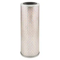 Cartridge hydraulic filter with cellulose media for Barko vehicles. Includes two attached grommets. Inside diameter 1 9/16 in. Compatible with hydraulic fluid. Used in hydraulic systems to remove contaminants