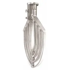 This 80 qt capacity beater attachment is designed for commercial mixing applications. It is compatible with HL800C mixers and also fits HL1400, HL1400C, HL1400N, and HL800 models. Used for mixing batters, doughs, and other heavy mixtures in food processing and industrial kitchens.