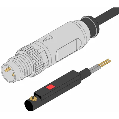 SMC Inline Reed Auto Switch: D-A93SDPC, Inline Reed Auto Switch, M12-4Pin, IP67 - Reed Switch Pneumatic Position Sensors