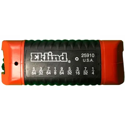 EKLIND Folding Hex Key Set: 6 - 10 Pieces, Fold-Up Hex, Folding, SAE, Std End - Folding Key Sets