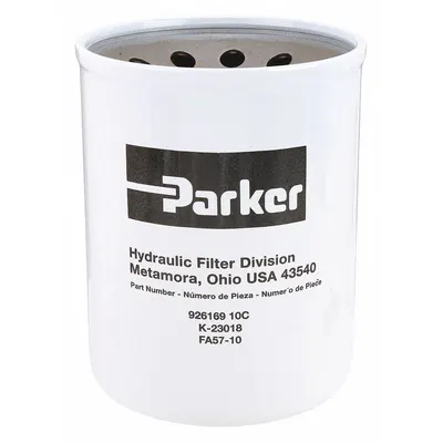 Parker Hydraulic Filter Element: 50 gpm Max. Flow, 150 psi Max. Pressure, Paper - Replacement Canisters for Return Line Hydraulic Filters