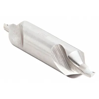 KEO Center Drill: Plain Type, #10, 60°, 3 3/4 in Overall Lg - Plain-Tip Center Drills