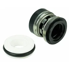 Mechanical seal and seat assembly designed to prevent fluid leakage in rotating equipment such as pumps. Compatible with Dayton brand equipment and model number 4KHP7.