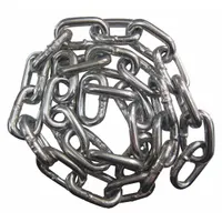 Strapping chain for material handling applications. Designed to fit Dayton brand models 21VG49 and 21VG50. Used to secure loads during transport or storage in industrial and warehouse environments