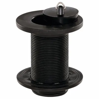 ORION Drain Assembly: Plastic, 4 1/4 in Overall Ht, 2 1/2 in Overall Dia - Sink Drains with Removable Stopper
