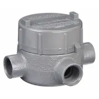 Conduit Outlet Body: Iron, GE, 3/4 in Trade Size, T Body, 19 cu in Body Capacity (MPN GECTT-2M)