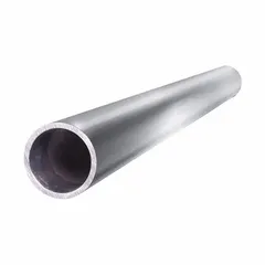 This spin screed pipe features an 8 ft aluminum alloy round blade with one mounting hole. It is used for leveling and finishing concrete surfaces, such as slabs, driveways, and floors in construction. Compatible with MARSHALLTOWN screed systems (part number SPNRSSADl).