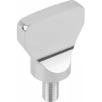 Thumb Screw: 20 mm Lg, Unslotted, Smooth, Wing, 316, Stainless Steel, Plain (MPN K1313.4010X20)