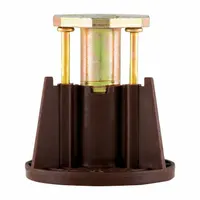 Insert Rod Anchor: 1/4"-20 Thread Size, Carbon Steel, Wet Concrete, 100 PK (MPN PFM2500014)