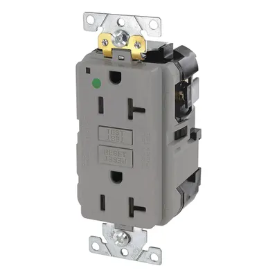 LEVITON Modular Receptacle: Hospital Grade Fed. Spec., Decorator Duplex, 5-20R - General Purpose Receptacles
