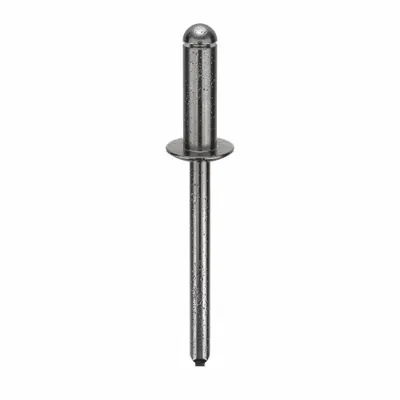 OEM Domed-Head Blind Rivet, 0.188" dia, 1 57/64" Overall Length, 250 Pack - Domed-Head Blind Rivets