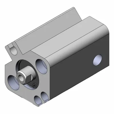SMC CDQ2B12-5SZ Single-Acting Compact Air Cylinder - Single-Acting Compact Air Cylinders