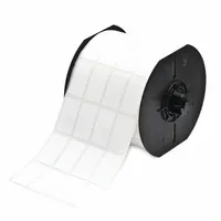 Pre-Cut Label Stock Roll: 1 7/16 in Label Ht, 51/64 in Label Wd, 1 7/16 in Roll Lg, White (MPN B33-165-499)