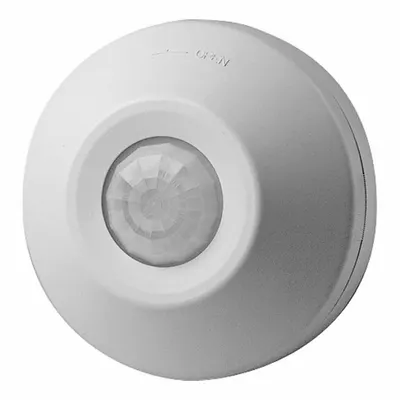LEVITON Occupancy Sensor: Fluorescent/Incandescent, Passive Infrared (PIR), 277V AC - Ceiling-Mount Occupancy Sensors