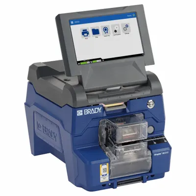 BRADY Desktop Printer: Ethernet/USB/Wi-Fi, 300 dpi Printhead Resolution, 1,000 Max Labels/Day - Wraparound Label Printer & Applicator