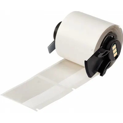 BRADY M6-107-427 Wraparound Label, 1-1/2 x 2 in, White Matte Vinyl, 10-4 AWG - Brady Precut Label Rolls