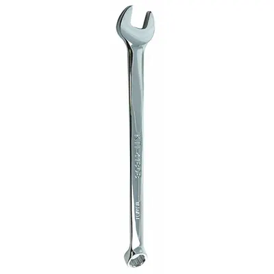 KTI Metric 12-Point Combination Wrench, 8 mm, Offset, Chrome - Metric 12-Point Combination Wrenches