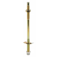 This pivot pin serves as a hanging door guide for light-duty doors in commercial or industrial settings. It supports doors weighing up to 30 lb and measures 5 13/16 inches in length by 3 13/16 inches in width. The pin enables smooth pivot operation for guided door movement.