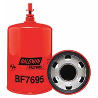 BALDWIN FILTERS Fuel Filter: Spin-On, 3 11/16 in Outside Dia, 1 1/2"-16 Thread Size, Gasoline (MPN BF7695)