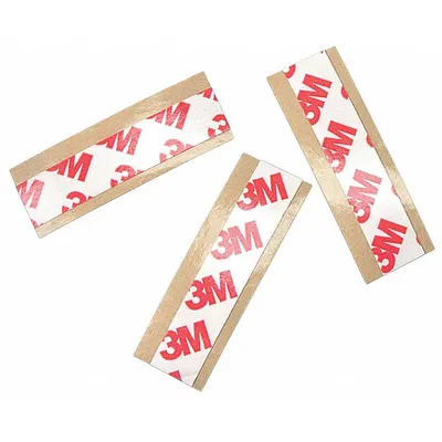 3M GPT-020 Double-Sided Polyester Film Tape Strips, 1/2 in x 2 in, 8.3 mil - Double-Sided Film Tape Strips & Squares