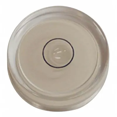 JOHNSON LEVEL Bulls Eye Level: Nonmagnetic, 1/2 in x 1/4 in, 53 Arc Min, Plastic - Bullseye Levels