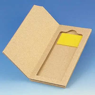 GLOBE SCIENTIFIC Lab Slide Mailer, Cardboard, Natural, Holds 1 Slide - Lab Slide Mailers