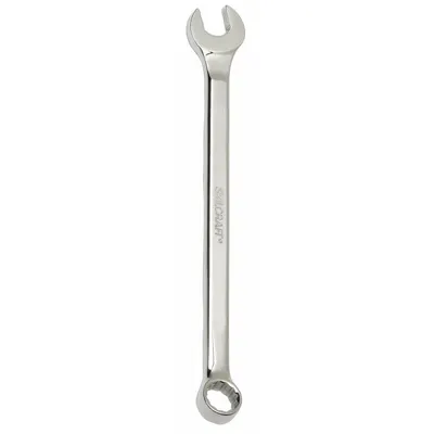 ABILITY ONE Combination Wrench: Alloy Steel, Chrome, 5/8 in Head Size, 9 1/2 in Overall Lg - SAE 12-Point Combination Wrenches