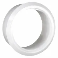 Compression fitting sleeve for 1/2 in OD tubing, made from acetal material. Designed for creep resistance and self-alignment in brass compression fittings. Suitable for creating leak-free seals in industrial fluid systems. Supplied in a 10-pack