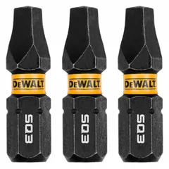 This #3 insert bit features a standard tip style and a 1-inch overall length. It is designed for driving screws in assembly and maintenance tasks. The hex shank provides a secure fit in power tools. Sold in a 3-pack.