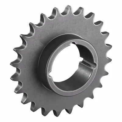 TRITAN Bushed Roller Chain Sprocket: For 80 Chain, 24 Teeth, 7.661 in Pitch Dia - Size 80 Bushed-Bore Roller Chain Sprockets