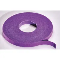 RIP-TIE Hook-and-Loop Cable Tie Roll: 75 ft Lg, 0.75 in Wd, 50 lb Tensile Strength, Violet (MPN W-75-MRL-V)