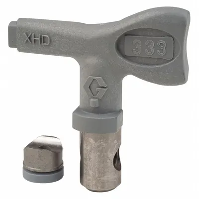 GRACO XHD333 Airless Spray Gun Tip, 0.033 in, Gray - Tips for Airless Spray Guns