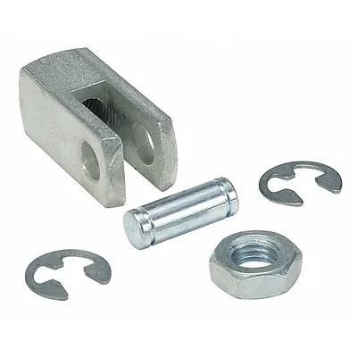 SPEEDAIRE Rod Clevis Kit: Clevis Mount Type, Fits 1 1/4 in_1 1/2 in Bore Dia - Clevis Mounting Hardware