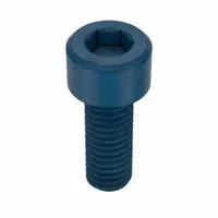 M6x1.00 metric thread, 16 mm length, right-hand threaded socket head cap screw. Made from alloy steel with a blue phosphate finish. Drive size 5 mm. Supplied in a 50-piece pack. Used for general industrial fastening in machinery and equipment assembly